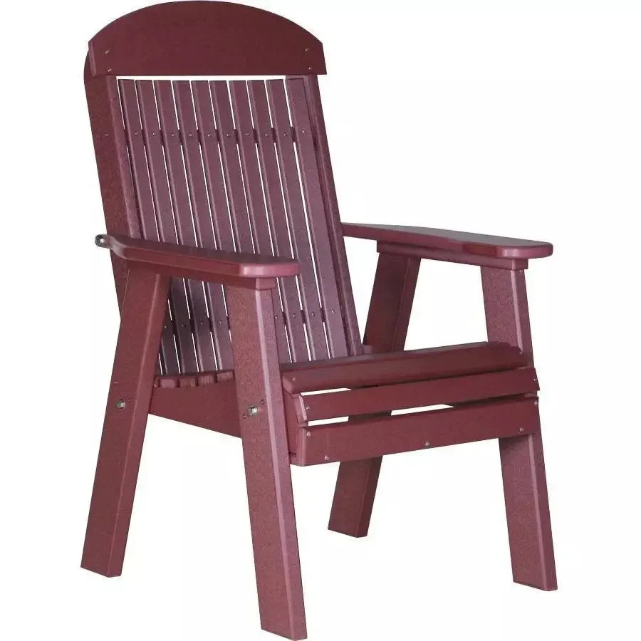 LuxCraft 2' Classic Highback Poly Bench - Image 4