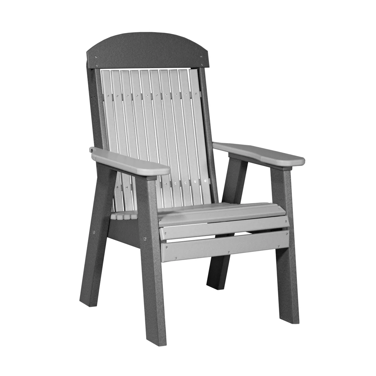 LuxCraft 2' Classic Highback Poly Bench - Image 8