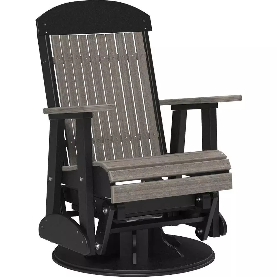 LuxCraft 2' Classic Highback Poly Swivel Glider Chair - Image 19