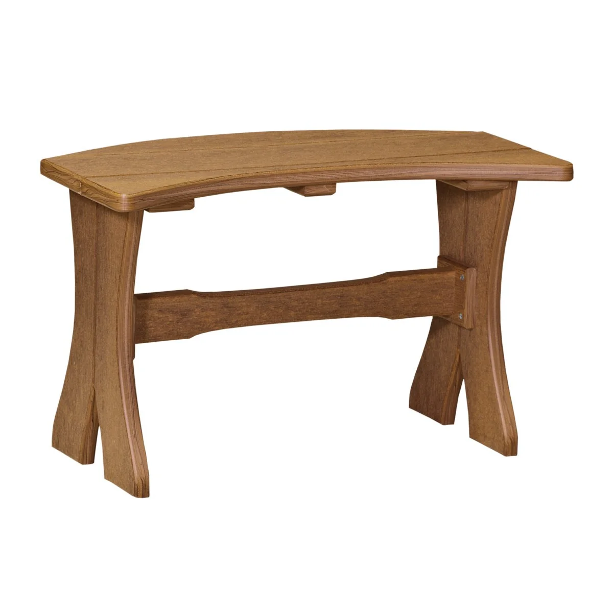 LuxCraft 28" Poly Dining Table Height Bench - Image 14
