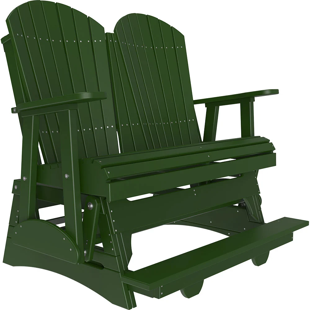 LuxCraft 4' Adirondack Poly Balcony Glider Chair - Image 11