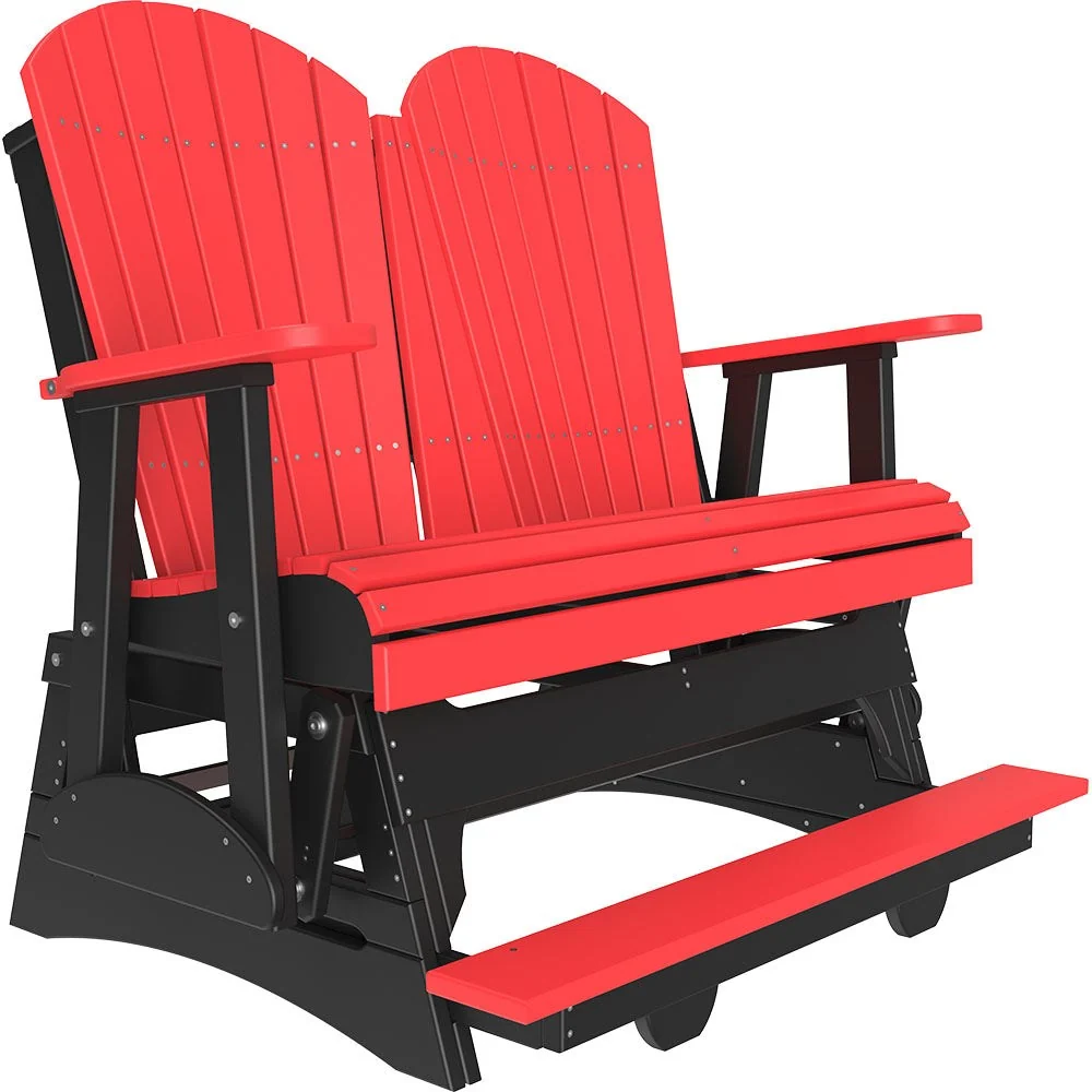 LuxCraft 4' Adirondack Poly Balcony Glider Chair - Image 13