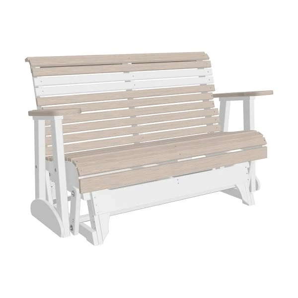 LuxCraft 4' Rollback Plain Poly Outdoor Glider Chair - Image 17