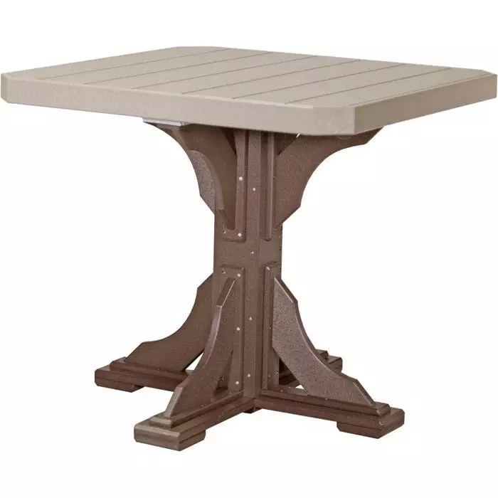LuxCraft 41" Counter Height Poly Square Table - Image 12