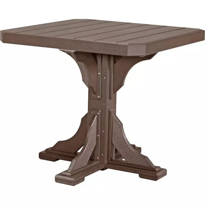 LuxCraft 41" Counter Height Poly Square Table - Image 6