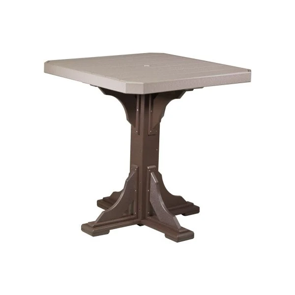 LuxCraft 41" Dining Height Poly Square Table - Image 12