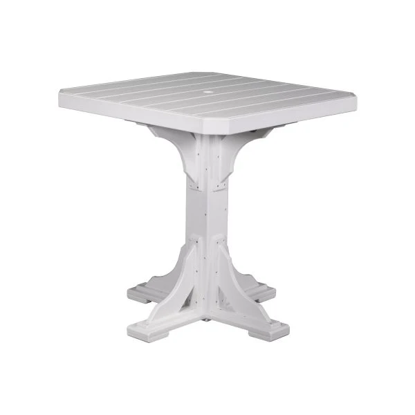 LuxCraft 41" Dining Height Poly Square Table - Image 13