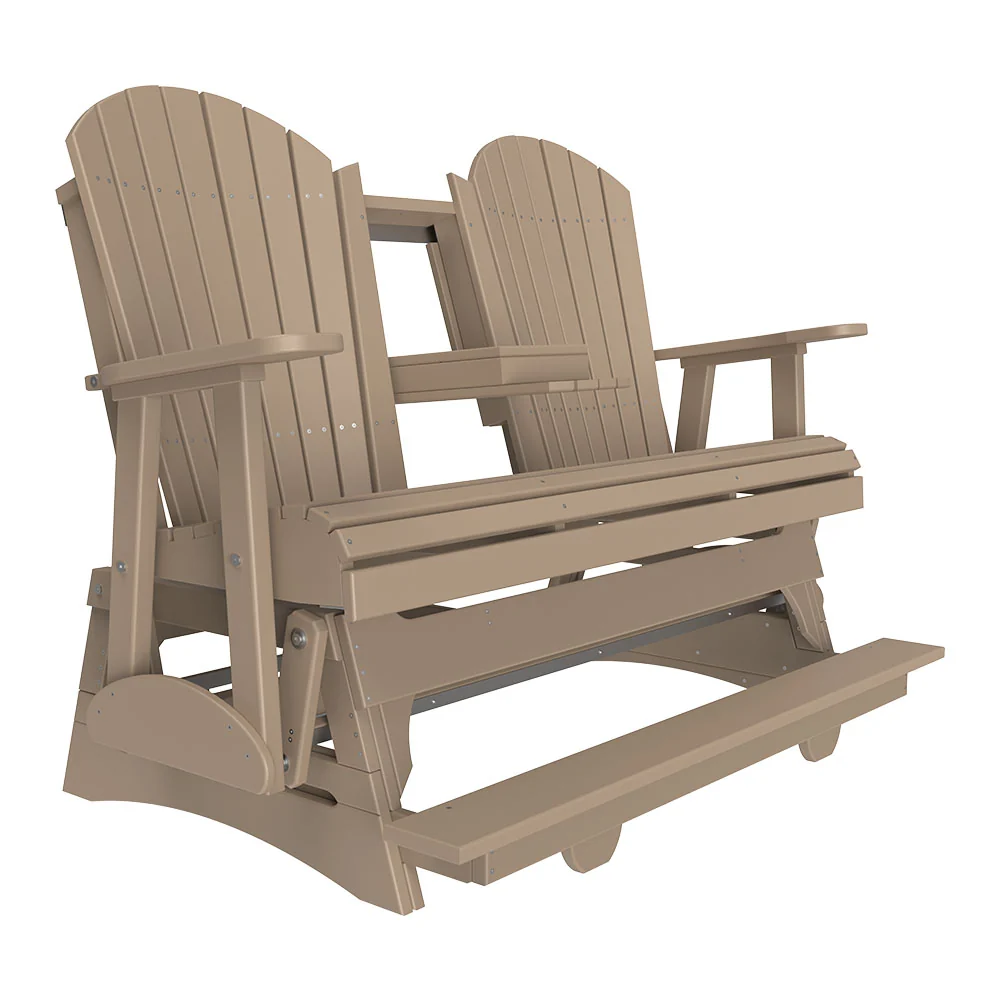 LuxCraft 5' Adirondack Balcony Glider Chair - Image 15