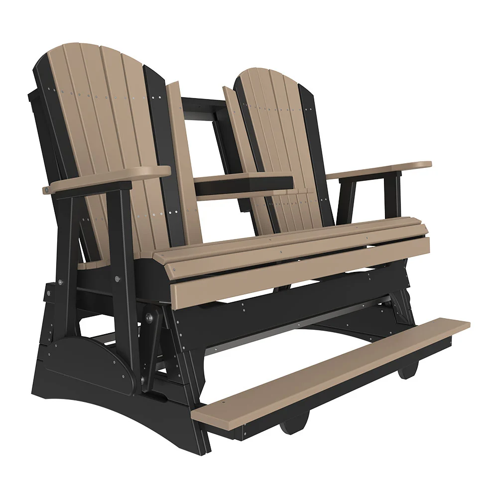 LuxCraft 5' Adirondack Balcony Glider Chair - Image 16