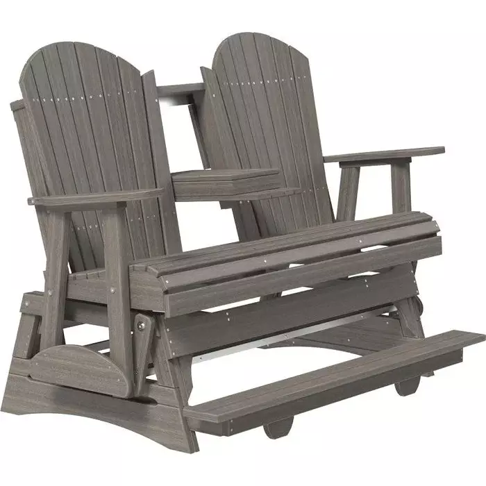 LuxCraft 5' Adirondack Balcony Glider Chair - Image 23