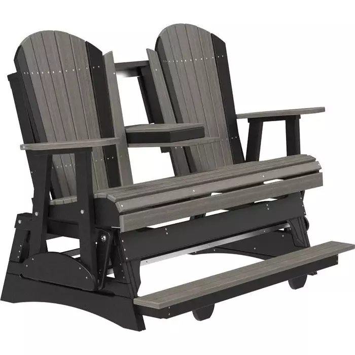 LuxCraft 5' Adirondack Balcony Glider Chair - Image 24