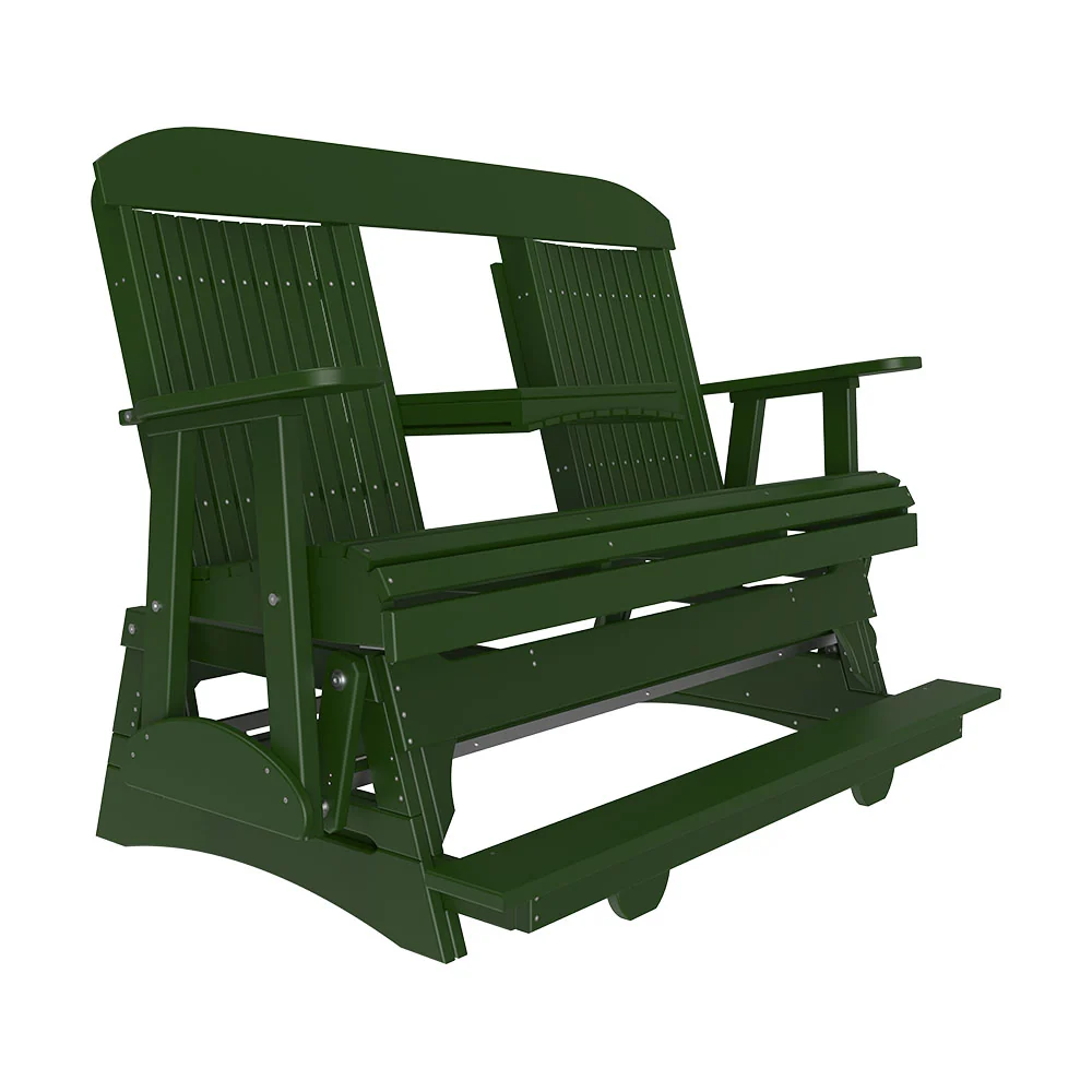 LuxCraft 5' Classic Balcony Poly Glider Chair - Image 9