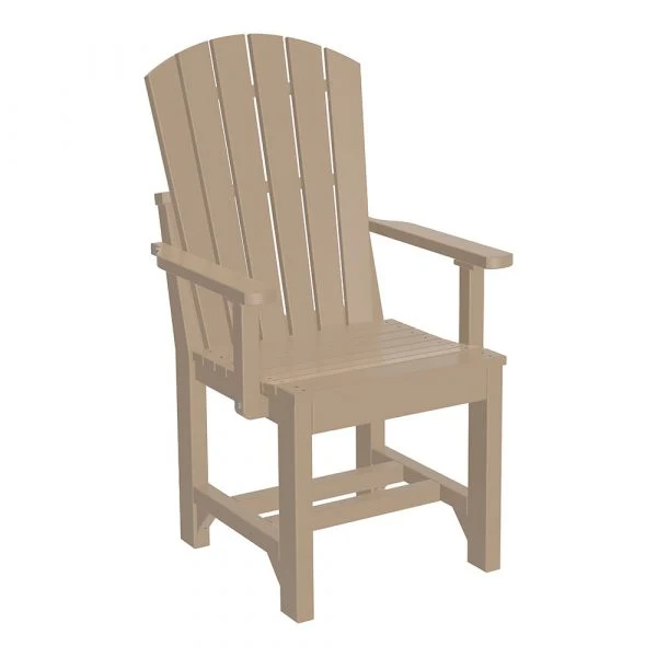 LuxCraft Adirondack Dining Height Poly Arm Chair - Image 10
