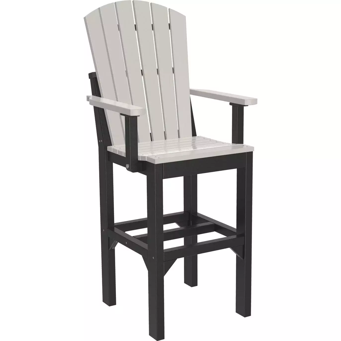 LuxCraft Bar Height Poly Adirondack Arm Chair - Image 7