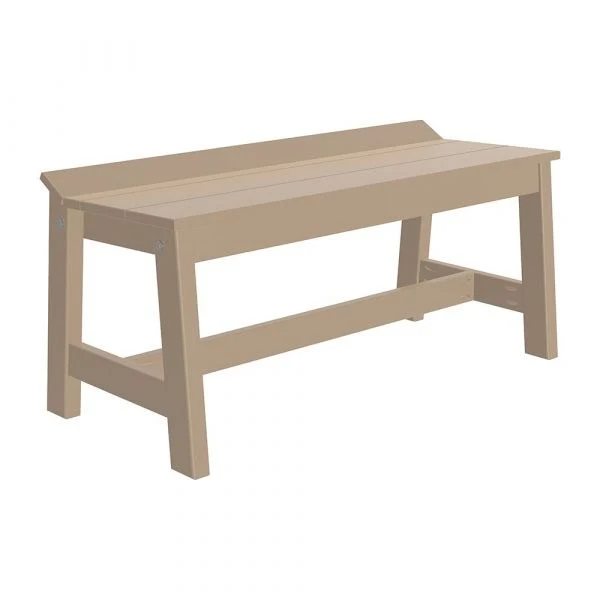 LuxCraft 41" Poly Café Dining Bench - Image 10