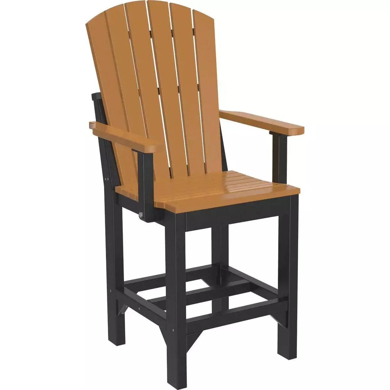 LuxCraft Counter Height Poly Adirondack Arm Chair - Image 3