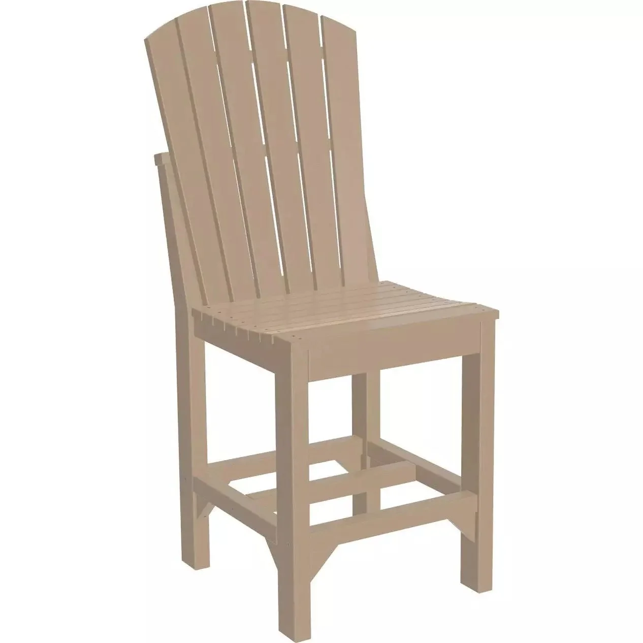 LuxCraft Counter Height Poly Adirondack Side Chair - Image 9