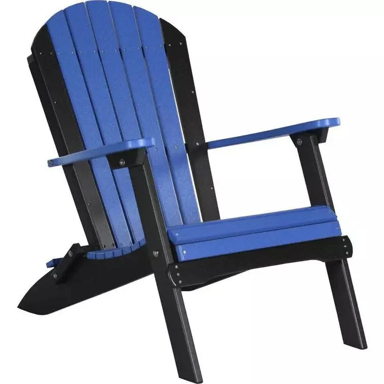 LuxCraft Outdoor Compact Folding Poly Adirondack Chair - Image 8