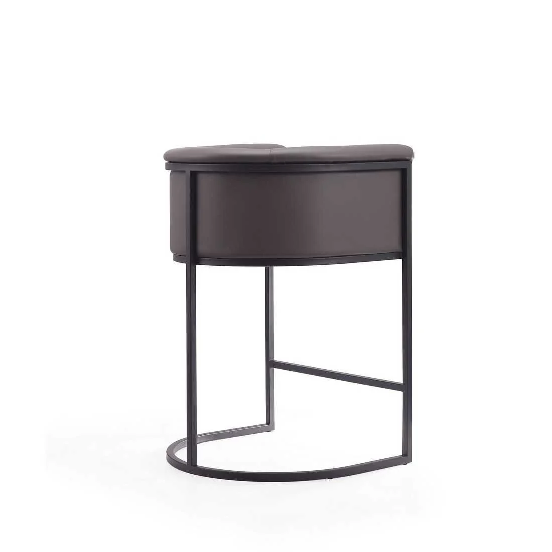 Manhattan Comfort Cosmopolitan 33.8 in. Cream and Black Metal Counter Height Bar Stool (Set of 3) - Image 17