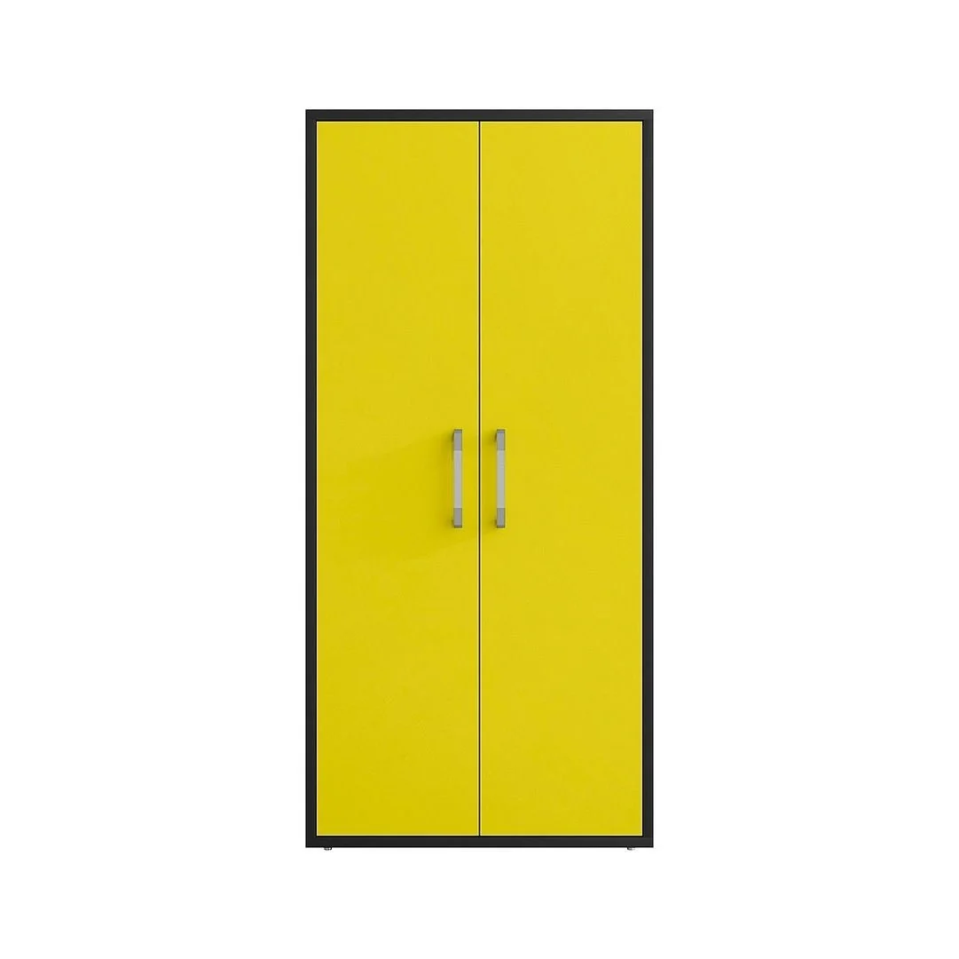 Manhattan Comfort Eiffel Storage Cabinet in White (Set of 2) - Image 44