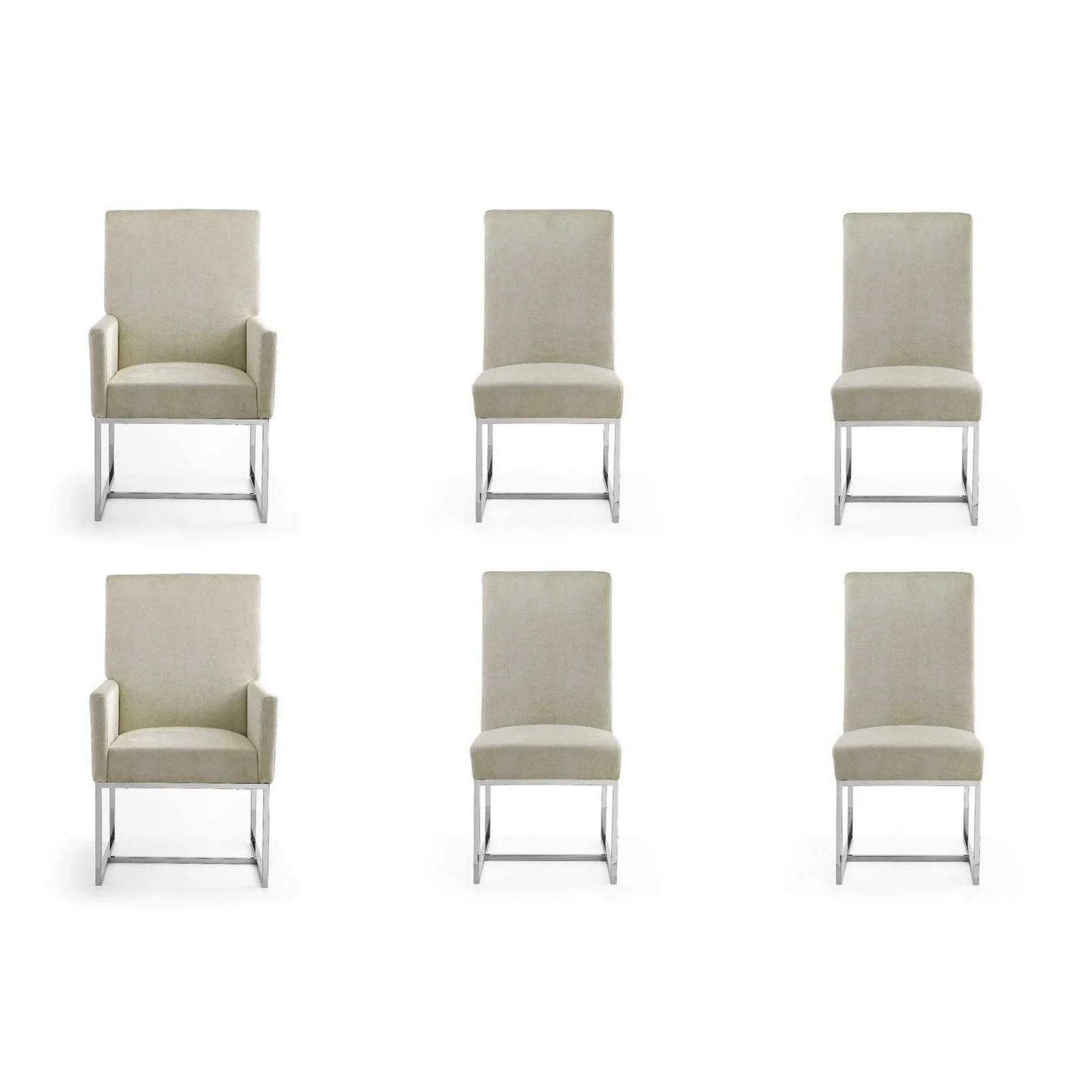 Manhattan Comfort Element Blue Dining Chairs (Set of 6) - Image 15