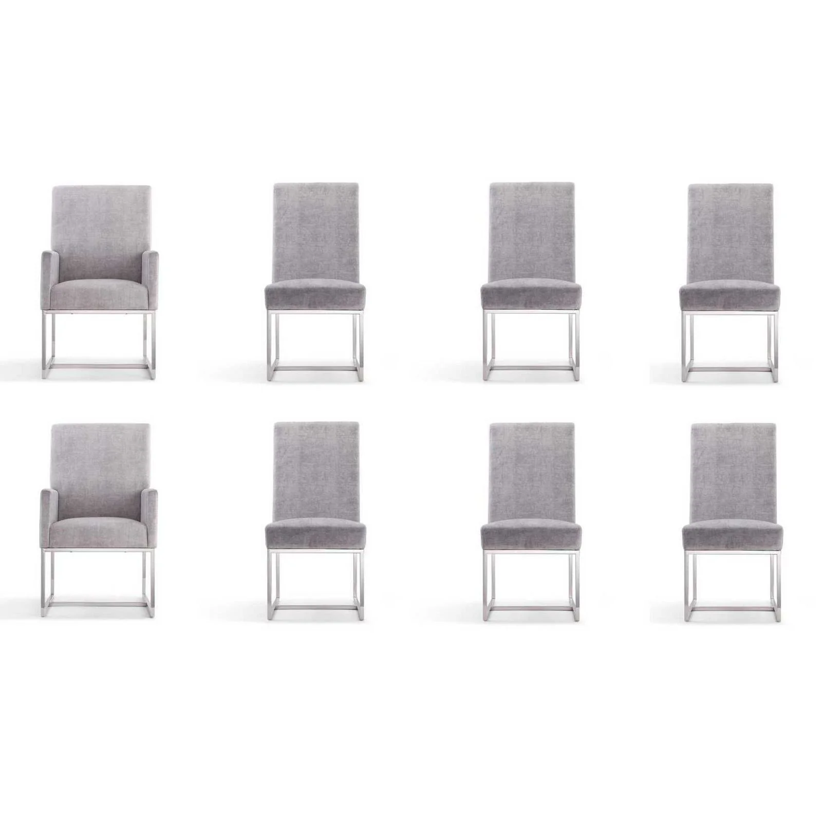 Manhattan Comfort Element Blue Dining Chairs (Set of 8) - Image 11