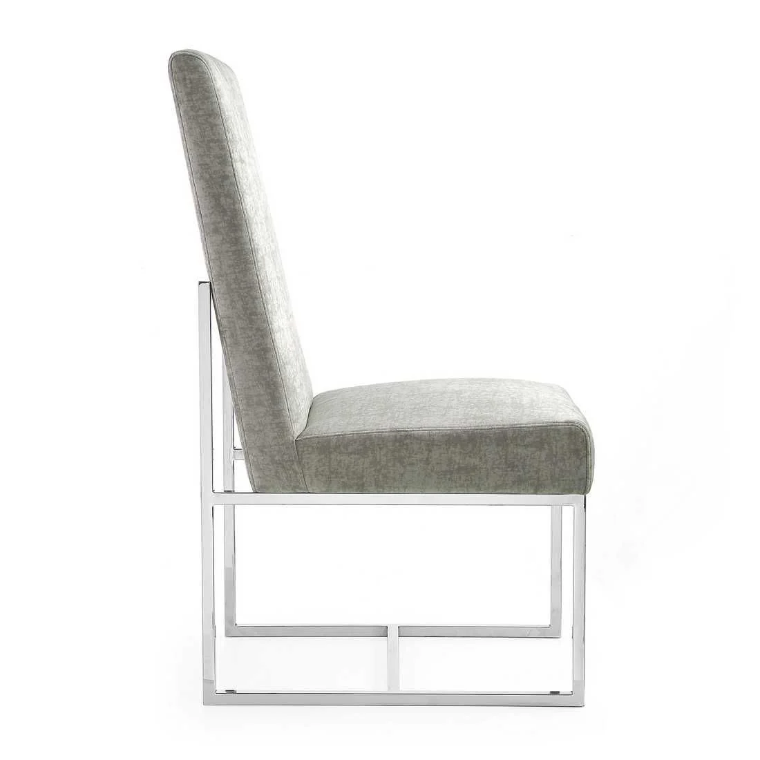 Manhattan Comfort Element Blue Velvet Dining Armchair (Set of 2) - Image 25
