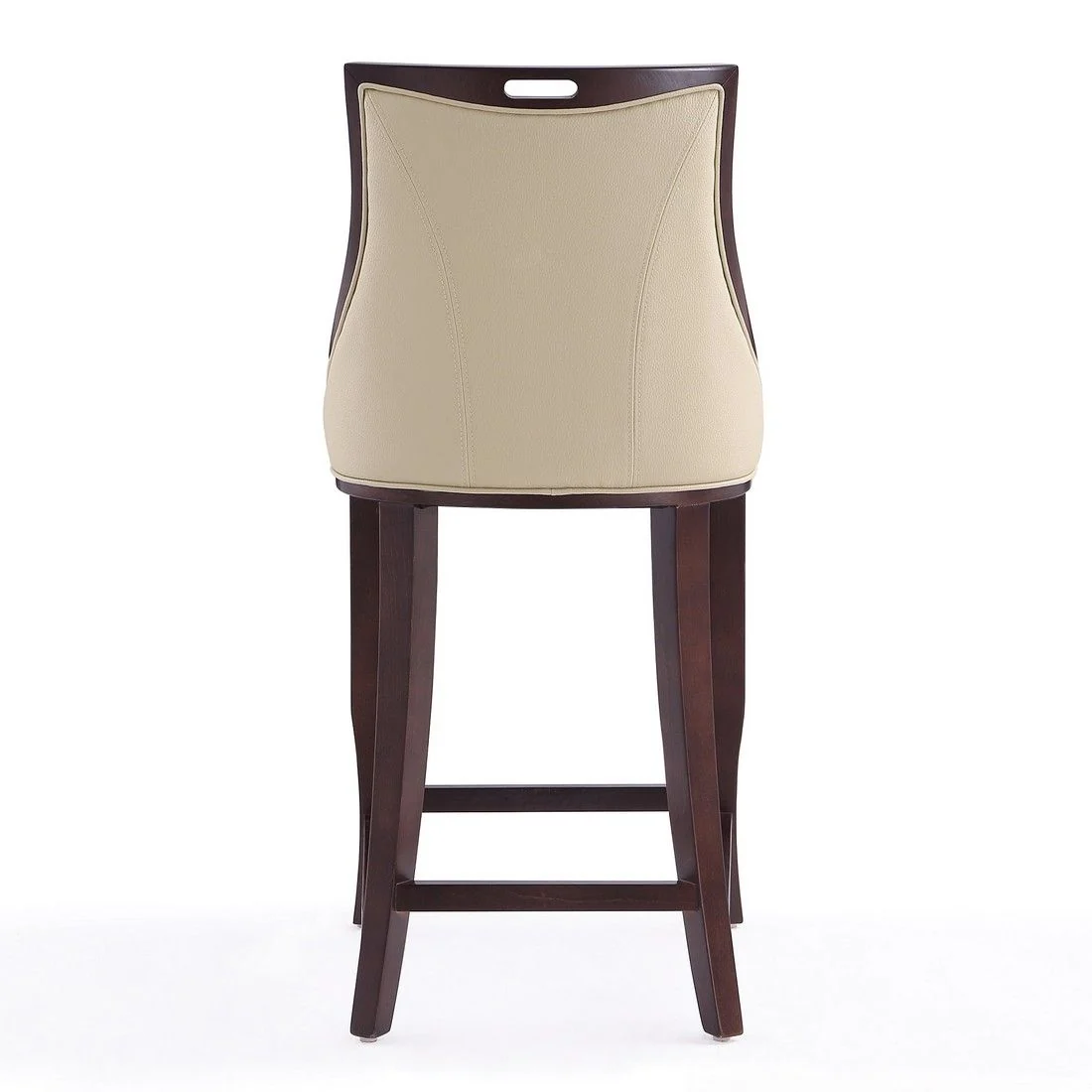 Manhattan Comfort Emperor Faux Leather Barstool in Pebble Grey (Set of 3) - Image 14