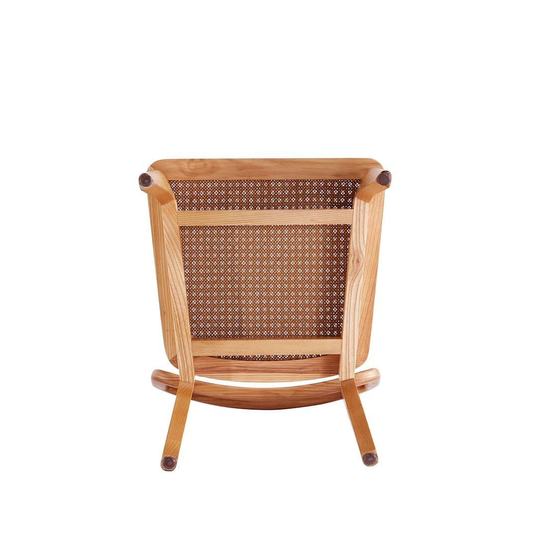 Manhattan Comfort Giverny Dining Chair in Black and Natural Cane - Set of 4 - Image 19