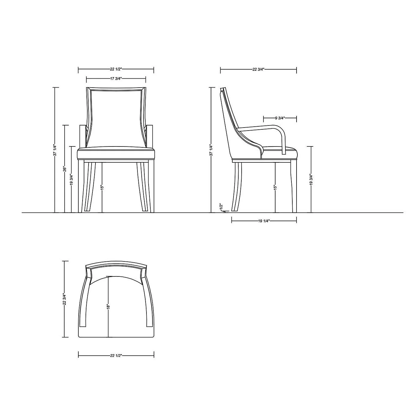 Manhattan Comfort Grand Faux Leather Dining Armchair in Tan with Beech Wood Frame - Image 4