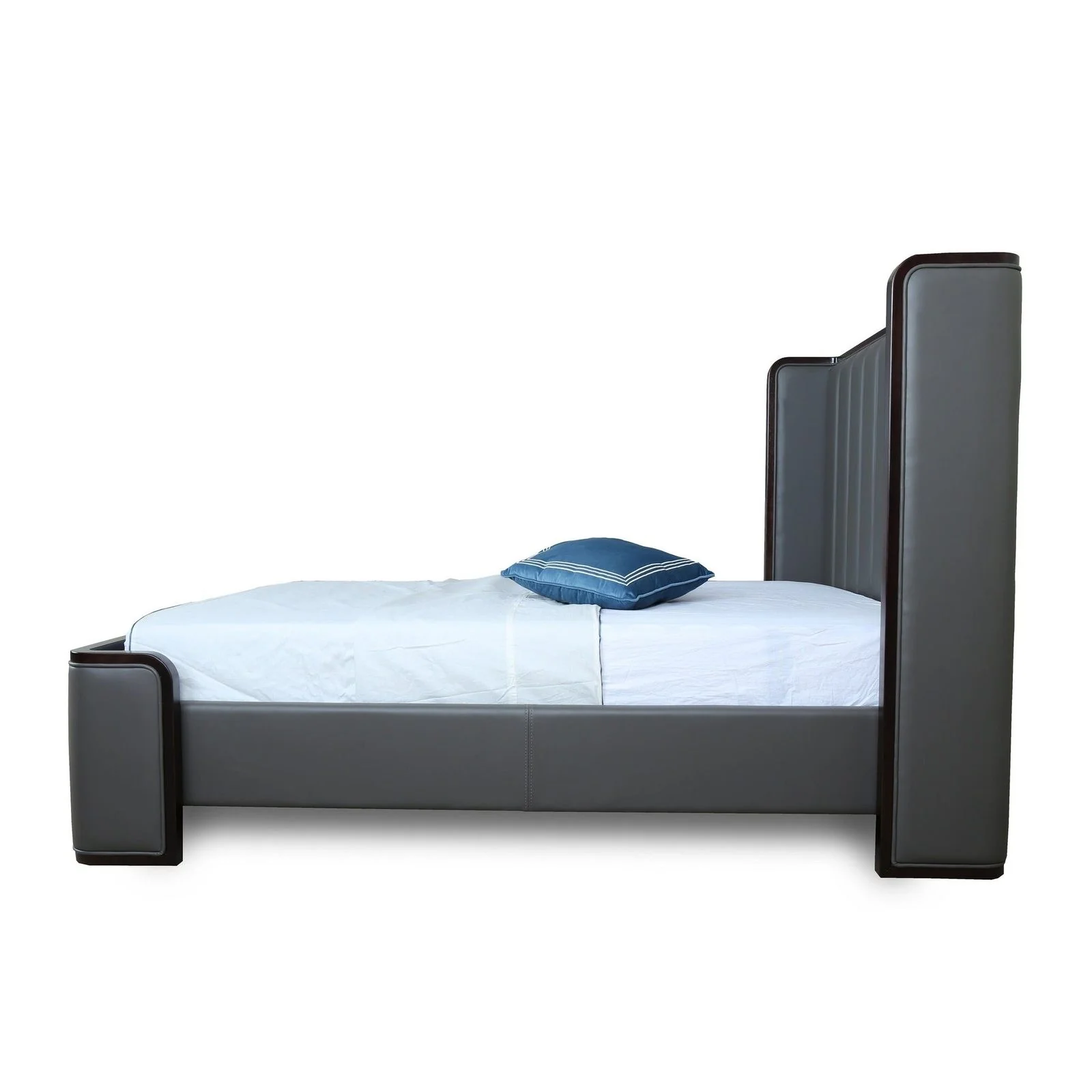 Manhattan Comfort Kingdom Cream Queen Bed - Image 9