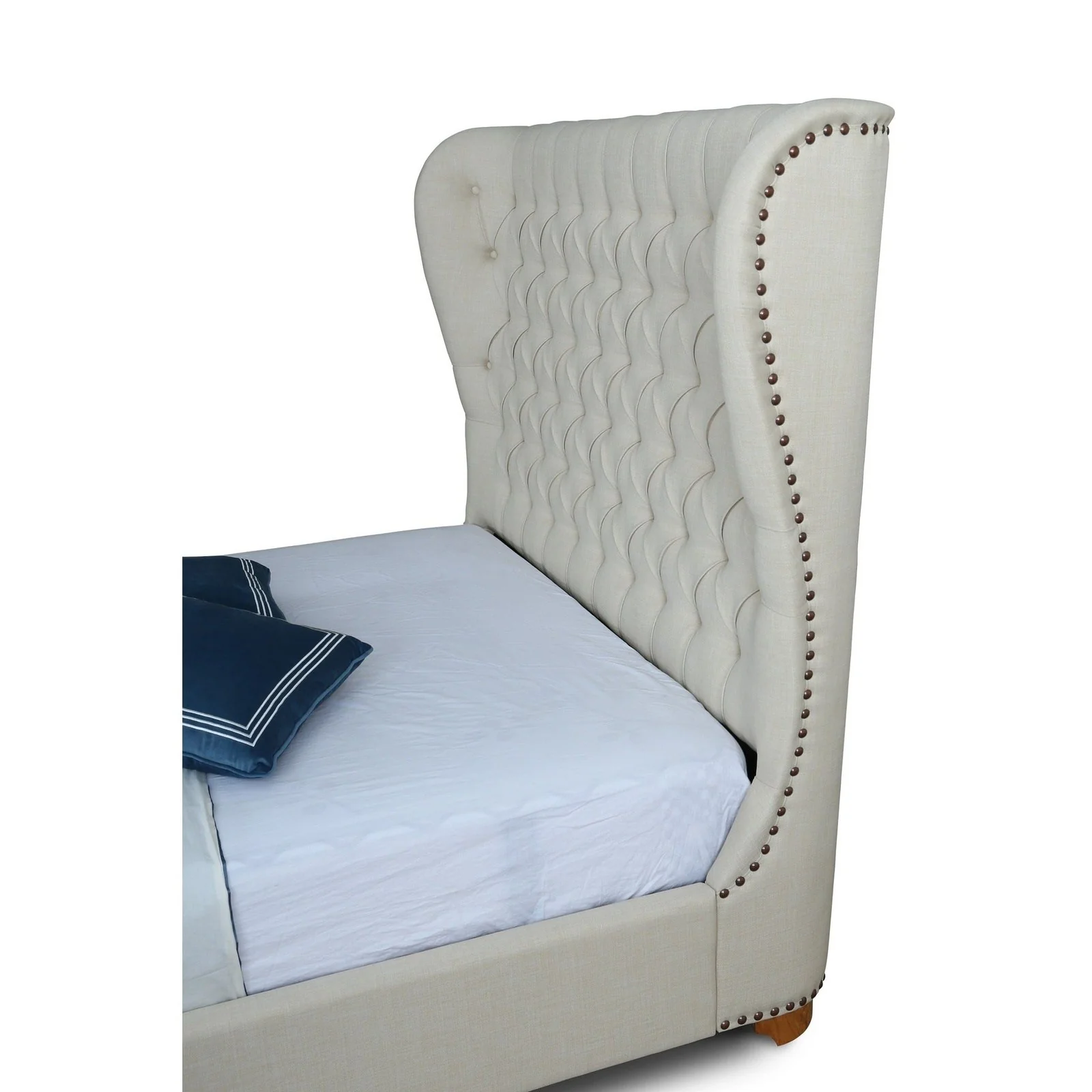 Manhattan Comfort Lola Ivory Full Bed - Image 5