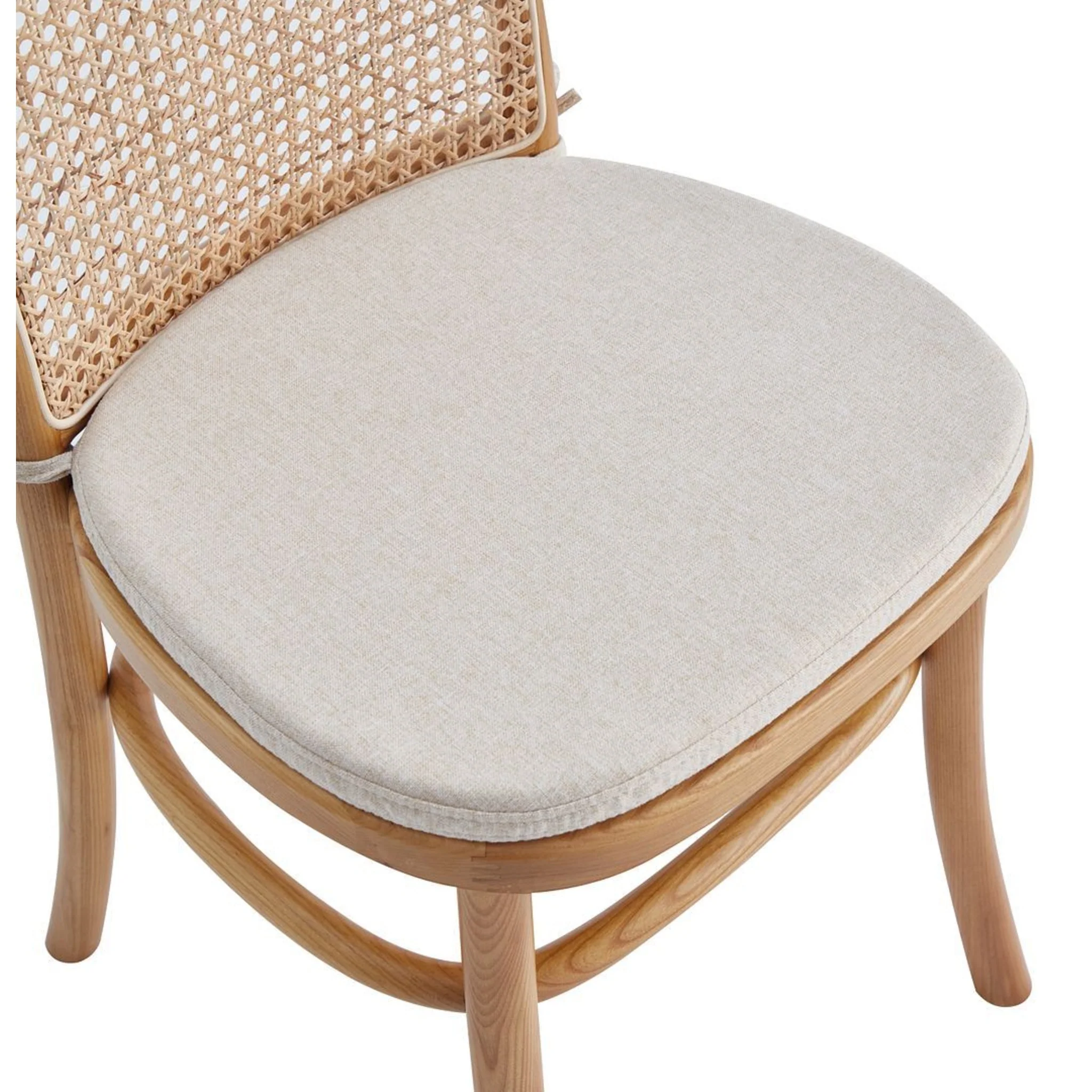Manhattan Comfort Paragon Dining Chair 1.0 with Grey Cushions in Black and Cane - Set of 4 - Image 18