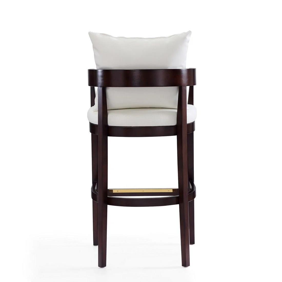 Manhattan Comfort Ritz 38 in. Black and Dark Walnut Beech Wood Barstool (Set of 2) - Image 12