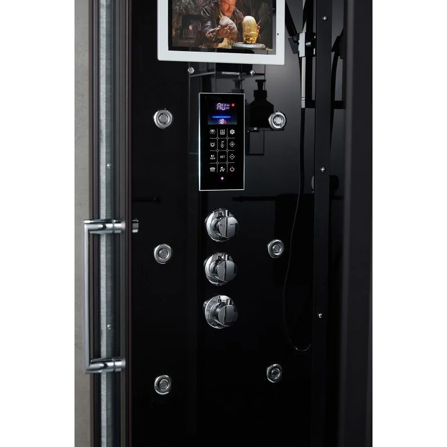Maya Bath Black Platinum Anzio Steam Shower - Right (209) - Image 10