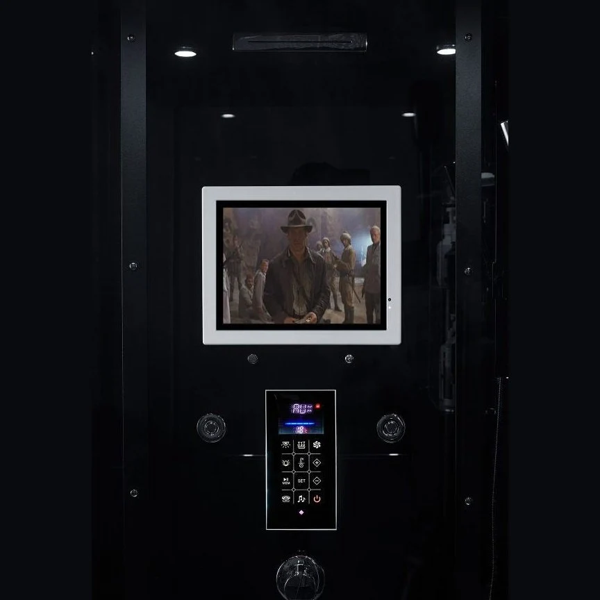Maya Bath Black Platinum Arezzo Steam Shower - Left (203) - Image 20