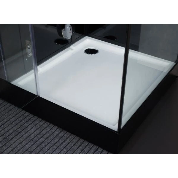Maya Bath Black Platinum Arezzo Steam Shower - Left (203) - Image 7