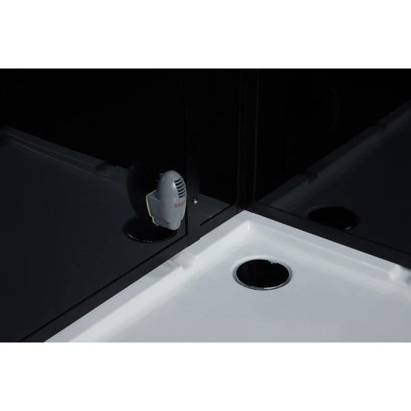 Maya Bath Black Platinum Arezzo Steam Shower - Left (203) - Image 9