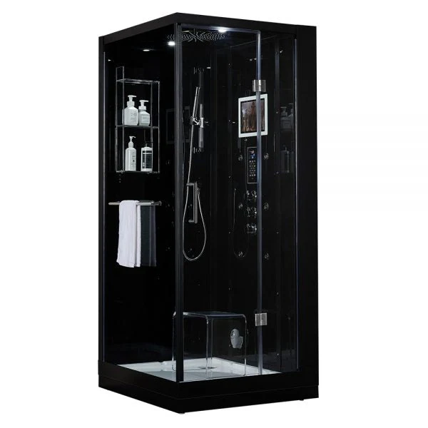 Maya Bath Black Platinum Arezzo Steam Shower - Right (201)