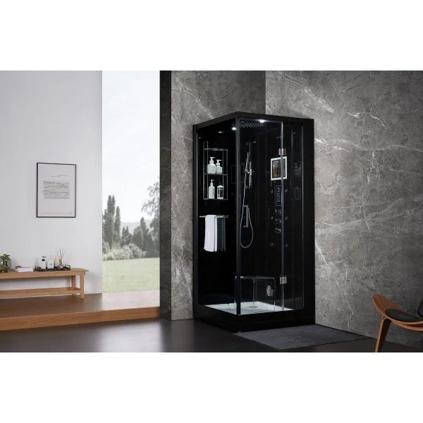 Maya Bath Black Platinum Arezzo Steam Shower - Right (201) - Image 2