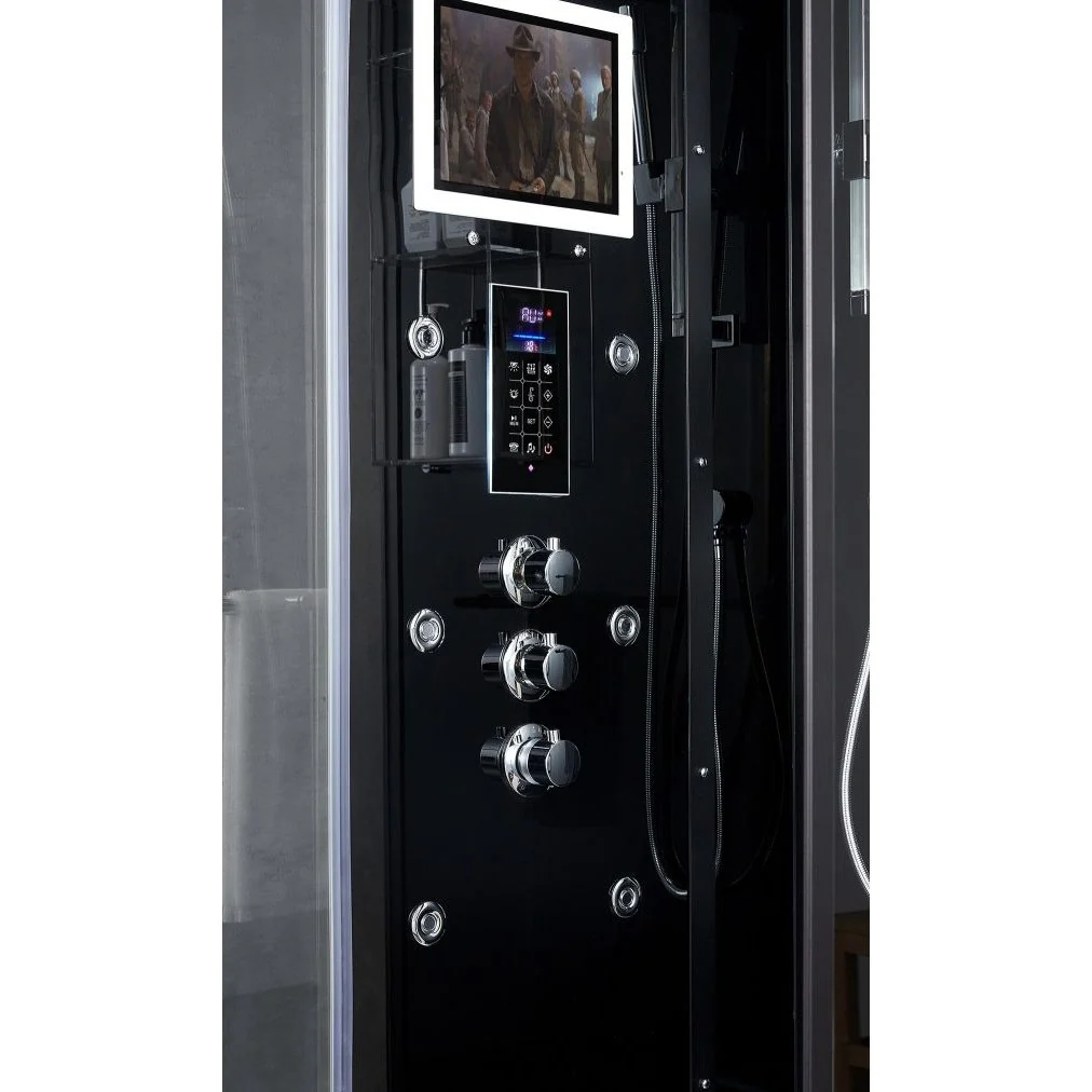Maya Bath Black Platinum Arezzo Steam Shower - Right (201) - Image 5