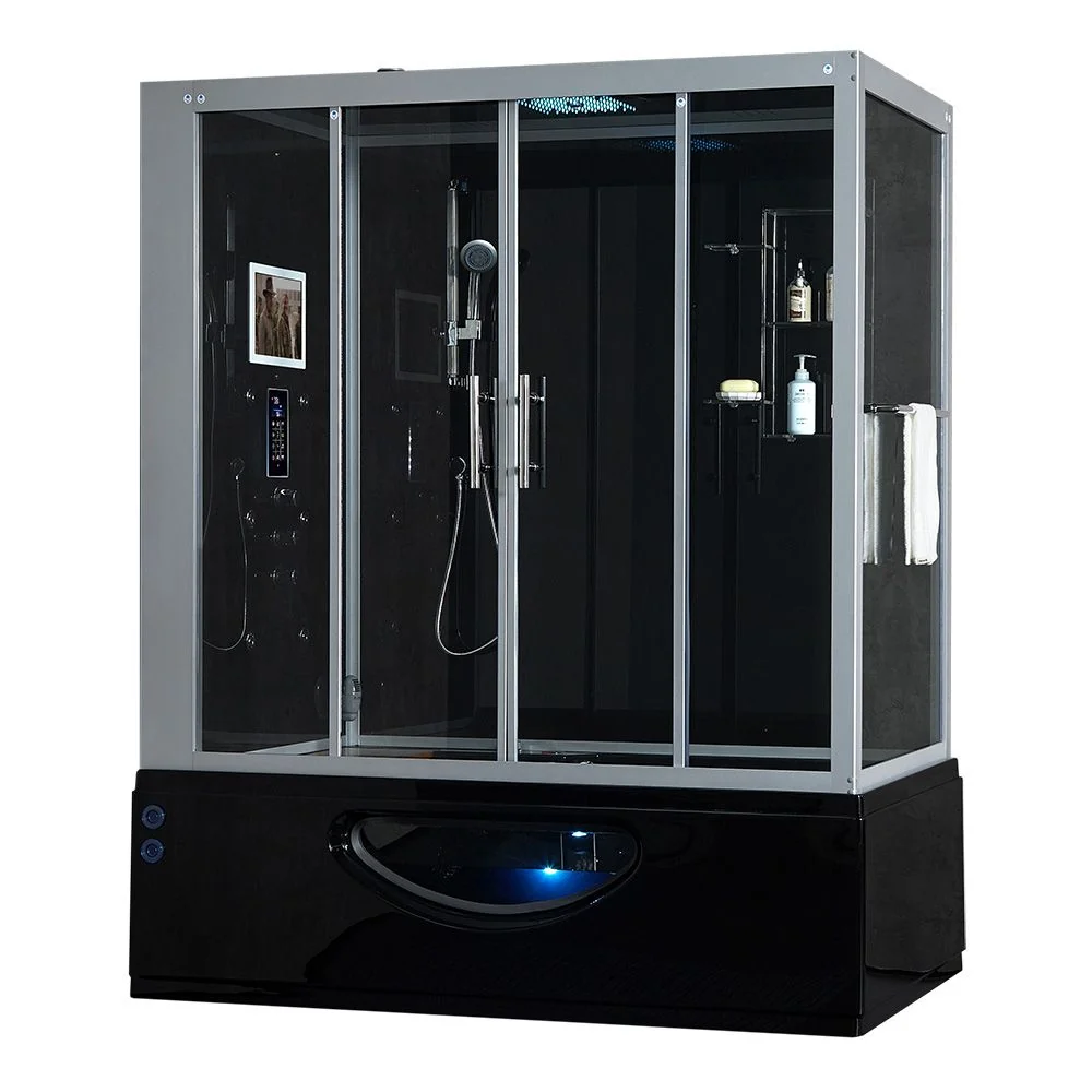 Maya Bath Black Platinum Catania Steam Shower - Left (110) - Image 3