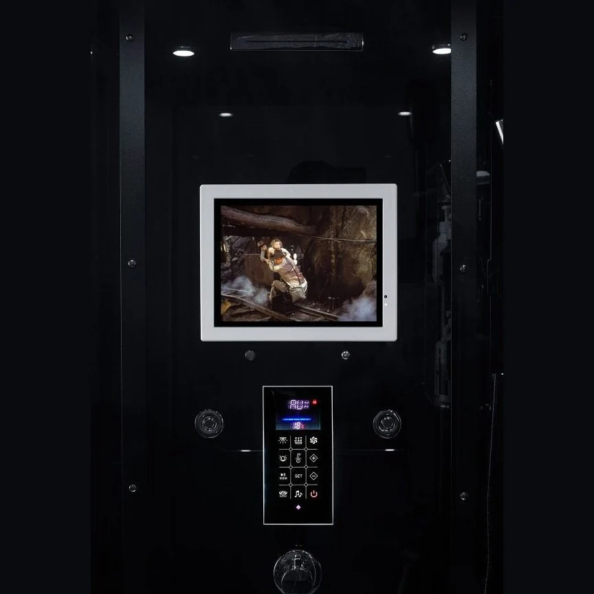 Maya Bath Black Platinum Lucca Steam Shower - Right (205) - Image 10