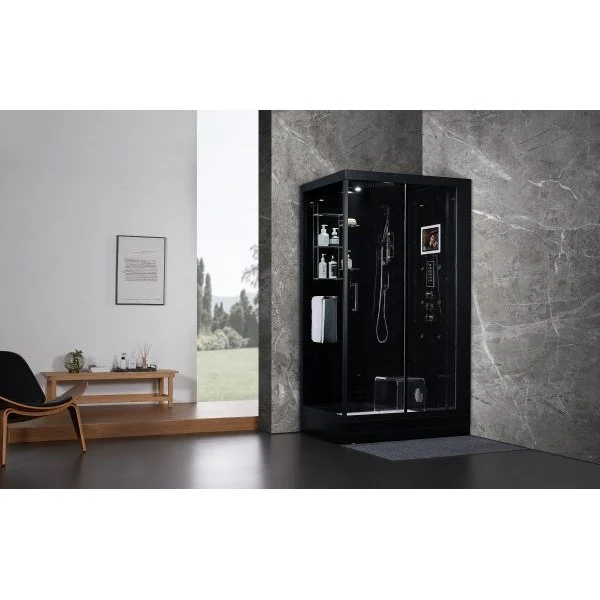 Maya Bath Black Platinum Lucca Steam Shower - Right (205) - Image 2