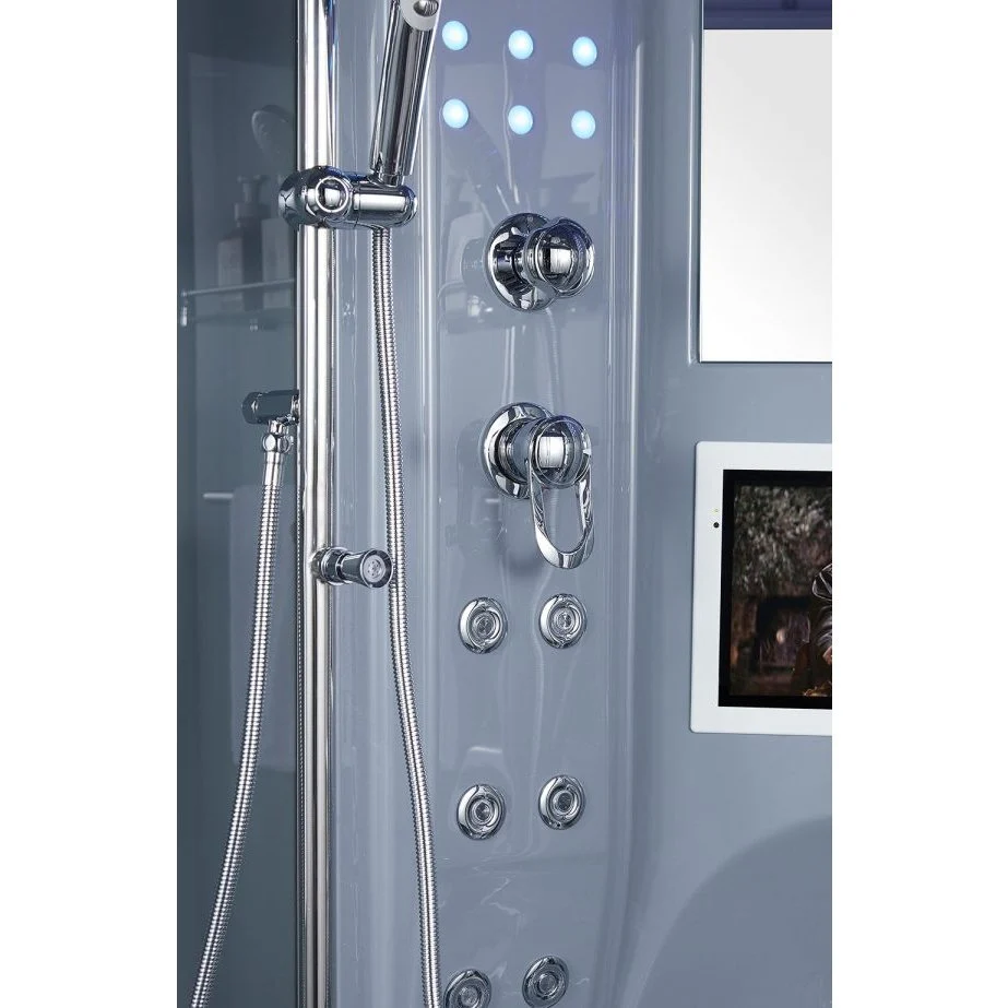 Maya Bath Grey Platinum Superior Steam Shower (103) - Image 10