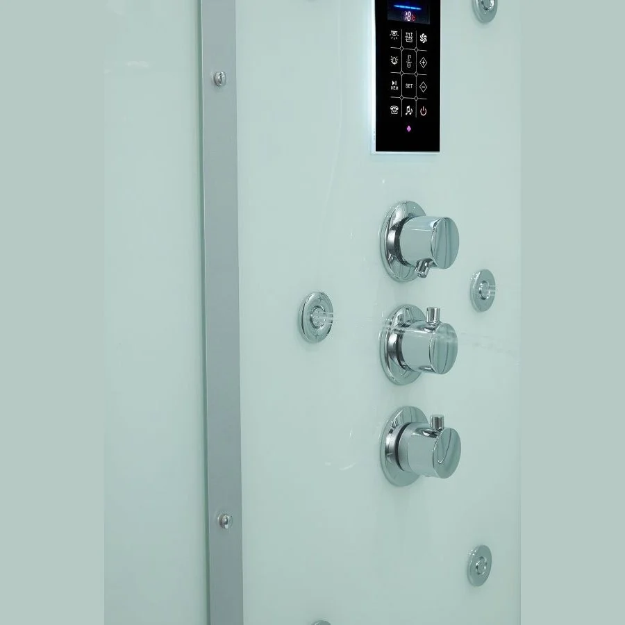 Maya Bath White Platinum Anzio Steam Shower - Left (210) - Image 14
