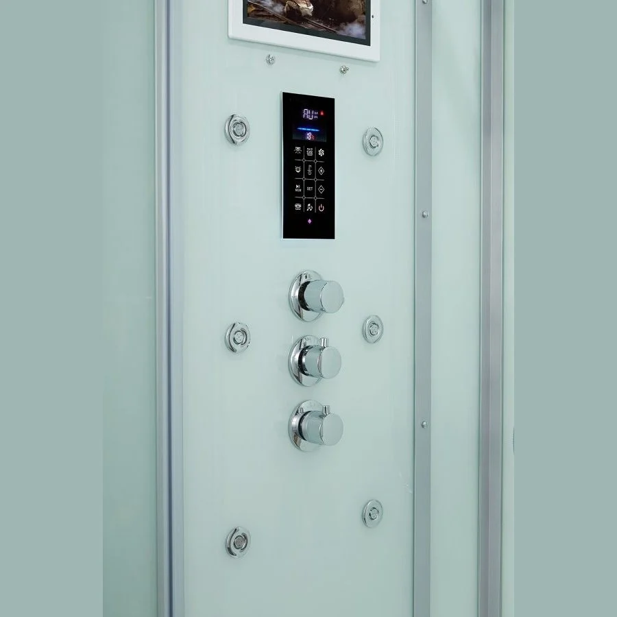 Maya Bath White Platinum Arezzo Steam Shower - Left (202) - Image 9