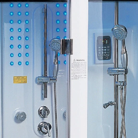 Maya Bath White Siena Steam Shower - Left (120) - Image 3