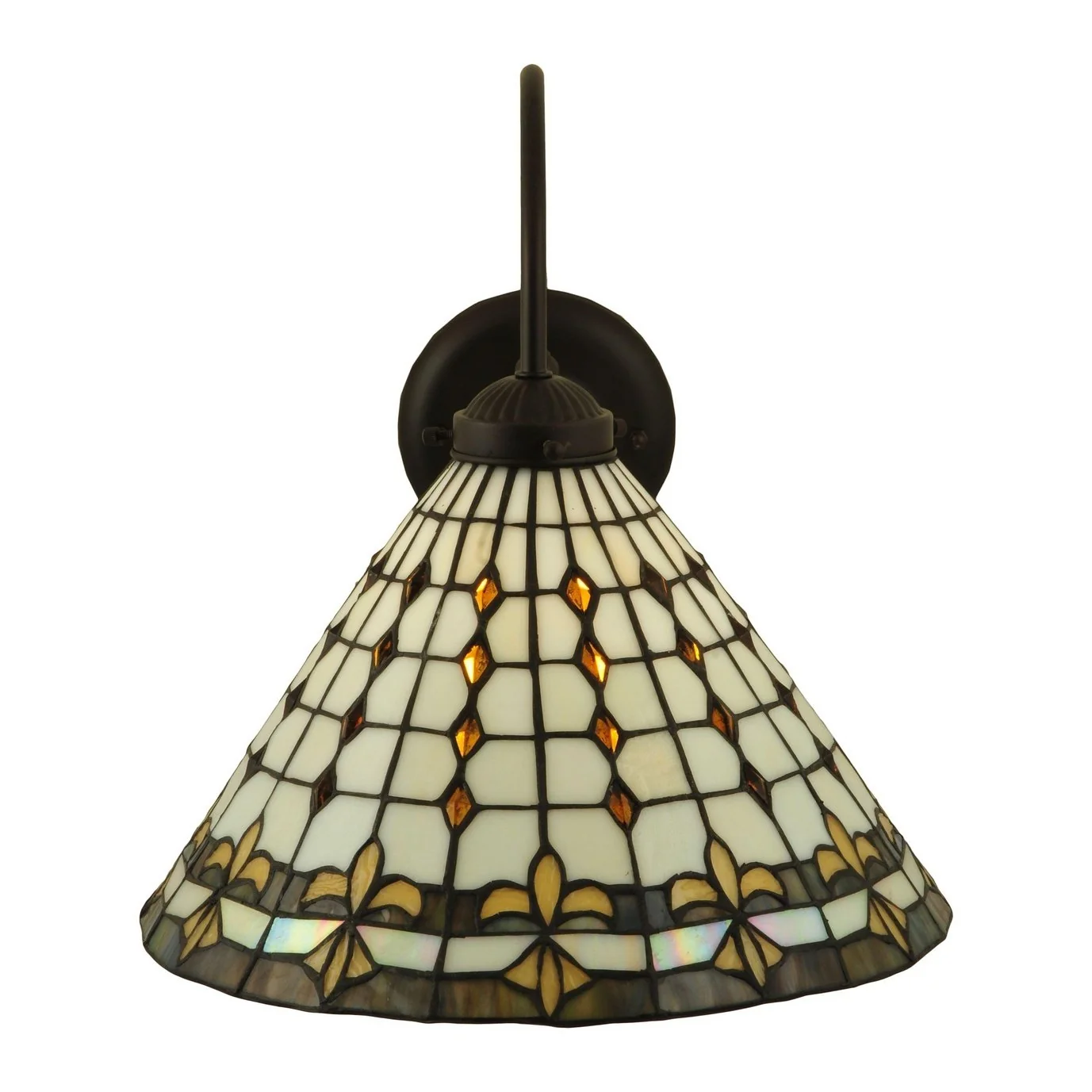 Meyda 12.5"W Fleur-de-Lite Wall Sconce - Image 4