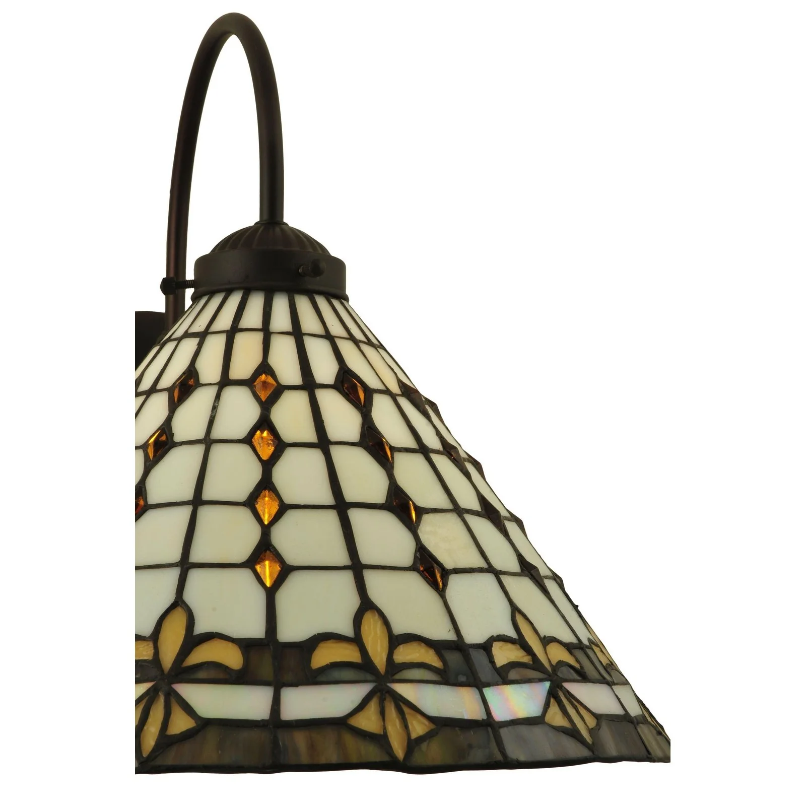 Meyda 12.5"W Fleur-de-Lite Wall Sconce - Image 7